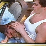 Sexy gay driver gets his cock sucked good by an handsome man